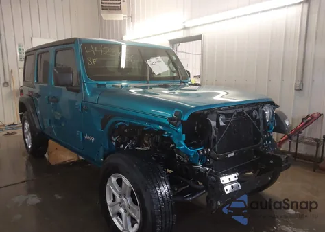 2020 Jeep Wrangler Unlimited Sport S 4X4 from USA, damaged, VIN 1C4HJXDG0LW218067